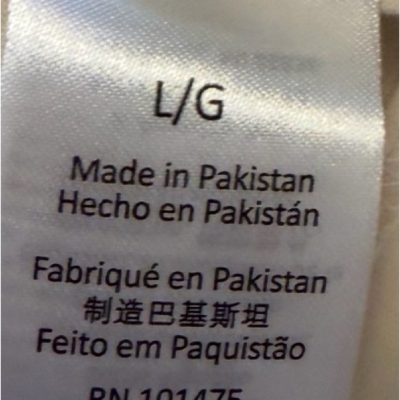 Farm Girl Likes to Play in Hayloft-NWT-Teal/White-Size Large-Crochet inserts - Picture 11 of 12